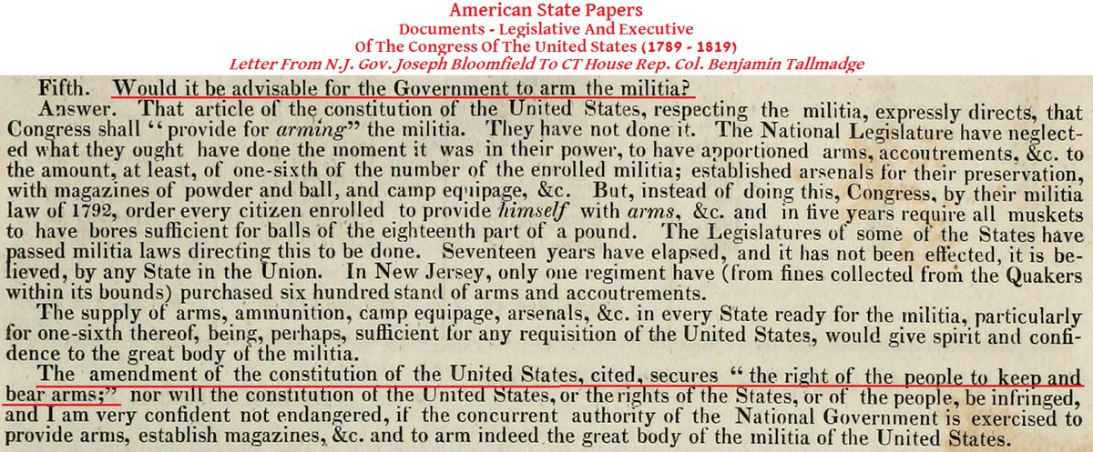 Quote by Governor Joseph Bloomfield
