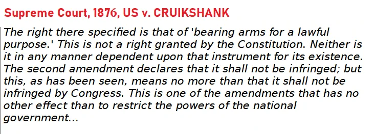 Quote by US Supreme Court