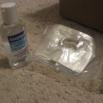sanitizer gel, and vitamins